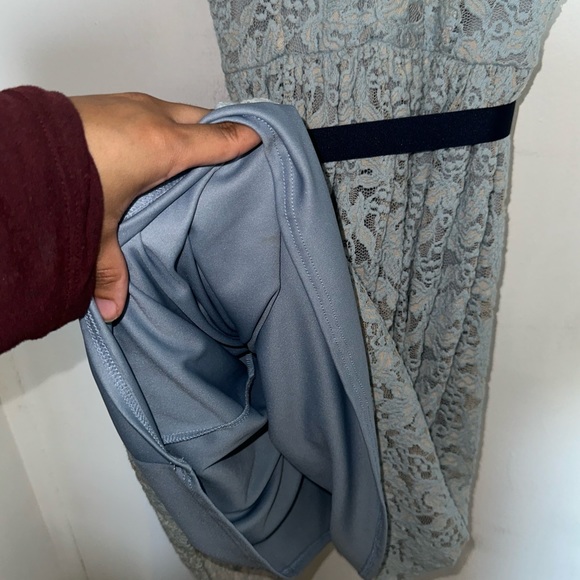 ModCloth Yellow Star Light Blue Dress size S - Picture 5 of 7